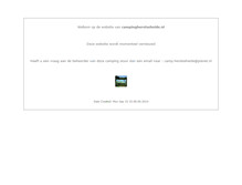 Tablet Screenshot of campingherelseheide.nl
